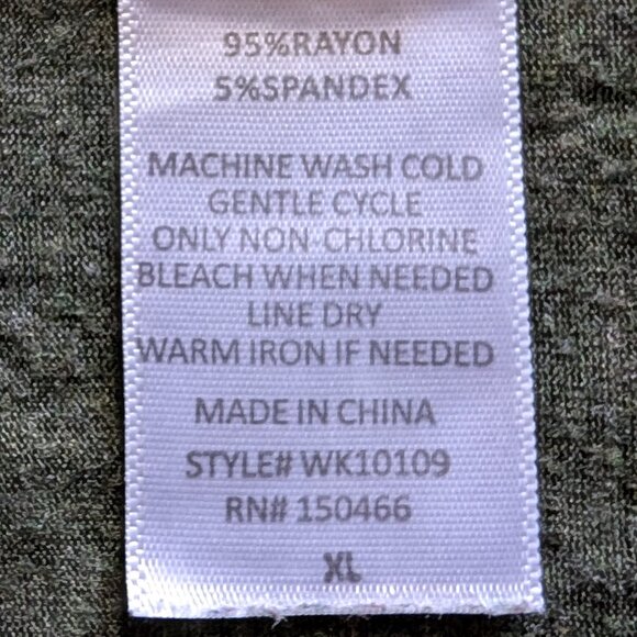 Market & Spruce 'Salvatrice' Hooded Henley Roll Tab Knit Top in Olive - Picture 5 of 13